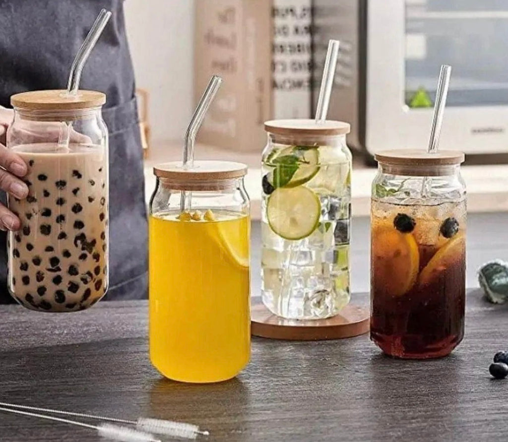 Glass Cup Set (4 Piece)