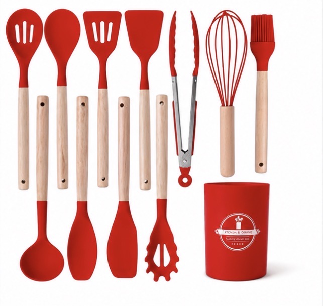 12-Piece Silicone Kitchen Utensil Set