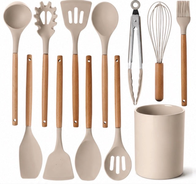 12-Piece Silicone Kitchen Utensil Set